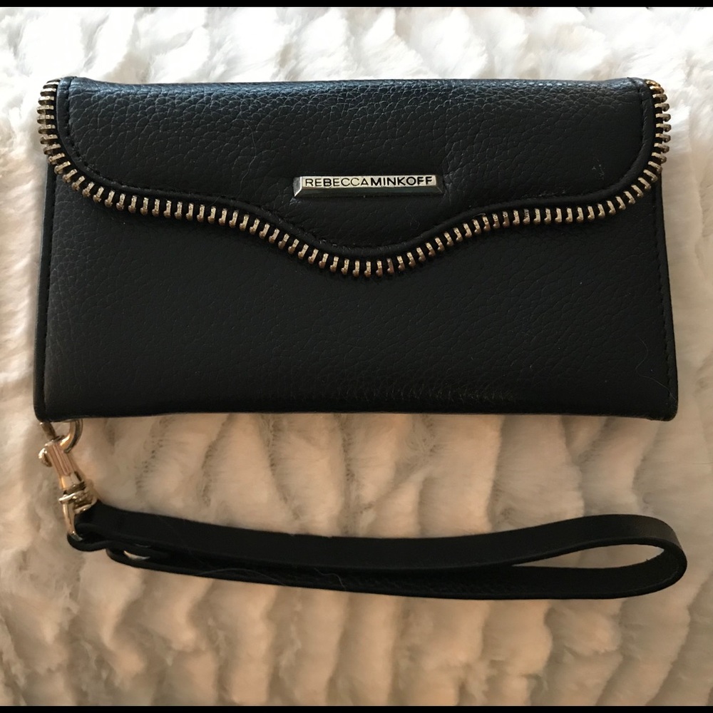 REBECCA MINKOFF Casemate phone clutch/wallet black